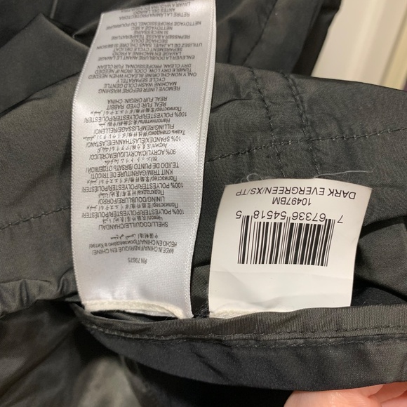 BCBGMAXAZRIA parka jacket with detachable lining, evergreen color, size XS - Picture 12 of 16